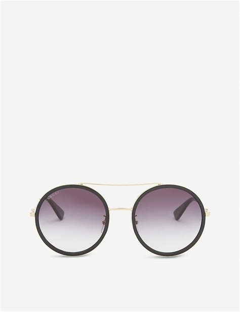 gucci circle frame sunglasses|selfridges gucci sunglasses.